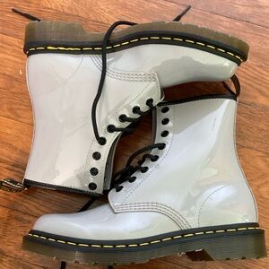 Dr. Martens Zinc Grey Lamper Boots
